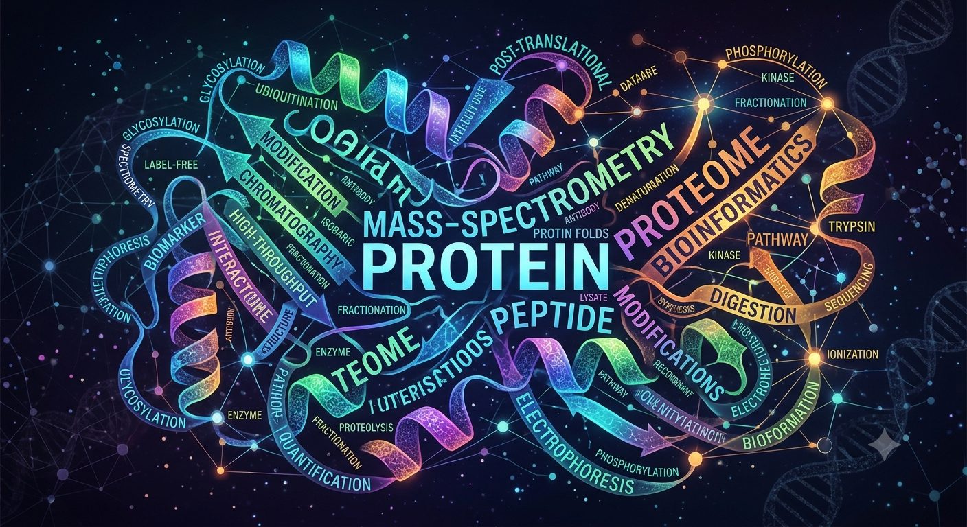 Proteomics, mass spectrometry and bioinformatics themes